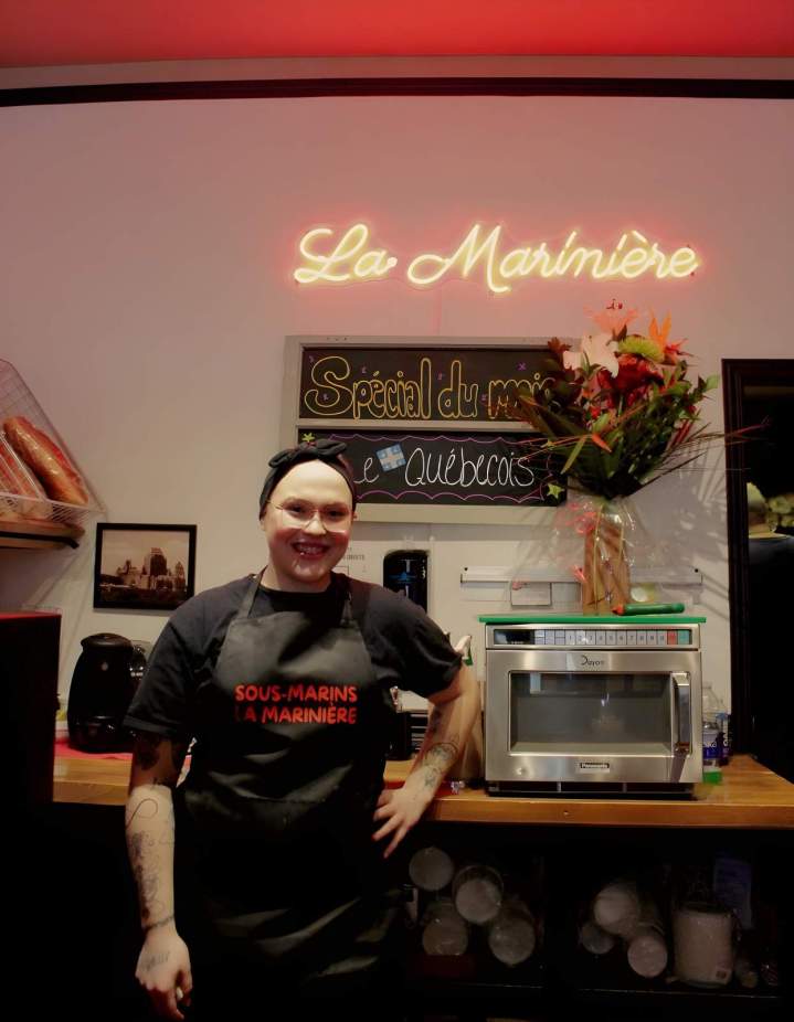 Propriétaire sandwicherie La Marinière Québec