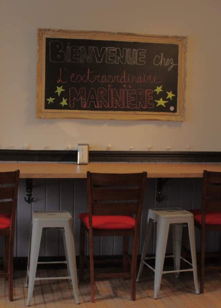 Intérieur restaurant Québec